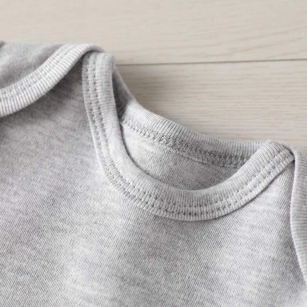 Shlrzy Grandma Gifts Newborn Baby Boy Clothes Funny Baby Bodysuits Gray 0-3Months