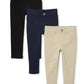 The Children'S Place Baby Girls And Toddler Ponte Knit Pull On Jeggings Pants, Black/Sandy/Tidal 3 Pack, 2T Us