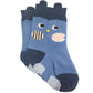 Allydrew Peek A Boo Animal Non-Skid Boy'S Toddler Socks (Set Of 6), Small