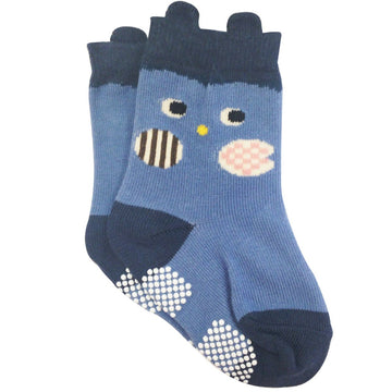 Allydrew Peek A Boo Animal Non-Skid Boy'S Toddler Socks (Set Of 6), Small