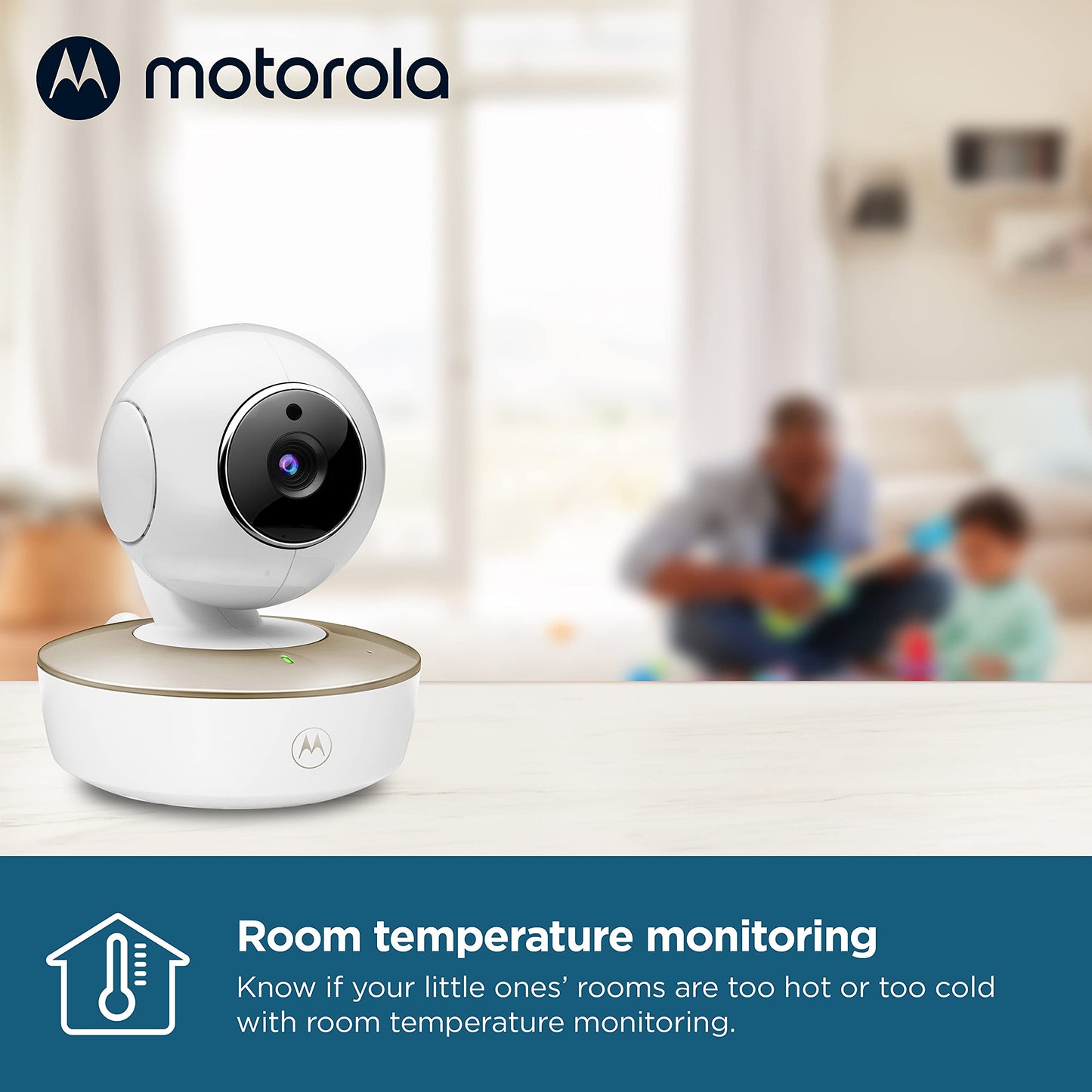 Motorola Vm50G - Hd Wireless 2-Camera & 5' Screen 1000Ft Range Video Baby Monitor W/ 2-Way Audio - Indoor/Outdoor Usage, Remote