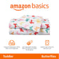 Amazon Basics Kid'S Soft Easy-Wash Lightweight Microfiber 3-Piece Sheet Set, Toddler, Multi Colour, Butterflies