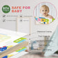 Mergren Extra Large Baby Play Mat 79 ' X 71 'X 0.4 ': Reversible, Double-Sided Crawling Foam Mat For Infants And Toddlers - B
