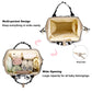 Xunteny Cow Print Baby Diaper Bag Backpack For Girls Boys, Waterproof Large Maternity Nappy Bags For Mom