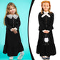 Panitay 6 Pc 1800S Colonial Costumes With Lace Cuffs Lace Collar Led Lantern For 100Th Day Of School Cosplay Party Girls Kids(Me