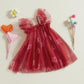 Toddler Valentines Day Tutu Dress Baby Girl Heart Layered Tulle Dress Little Girl Princess Dresses Valentines Outfit (Heart & Xo
