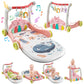 Cute Stone Baby Play Mat Activity Gym, Baby Gym Playmat With Play Piano, Baby Learning Walker For Girls, Tummy Time Mat For Infa
