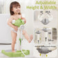 Joyfubabe Baby Shower Stand Bath Support Anti-Pinch Adjustable Height And Armrest Shower Tower With Anti-Slip Mat For Toddler St