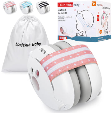Laudexua Baby Ear Protection, Noise Cancelling Headphones For Babies And Toddlers Up To 36 Months, Comfortable Infant Ear Muffs