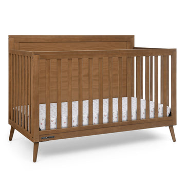 Delta Children Lola 6-in-1 Convertible Crib - Converts from Baby Crib to Toddler Bed, Daybed, Sofa Bed and Full-Size Bed with an