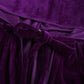 Knelor Kids Hooded Velvet Cloak Robe Halloween Cosutme Cape Fancy Cosplay Costumes 3 To 16 Years (S/Age 3-4, Purple)