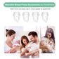 Pdfans 4Pcs Duckbill Valve Wearable Breast Pump Replacement Parts Compatible With Mommed S21/S19/S18 Electric Electric Breastpum