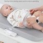 Grownsy Smart Baby Scale, Cozy Baby Scale With Removable Safety Strap, Baby Ergonomic Design, Non-Slip, Comfortable,White