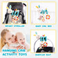 Koty Car Seat Toys, Infant Spiral Plush Toys, Baby Stroller Toys Hanging Crib Activity Toy for CarSeat Crib Bed Stroller, Rabbit