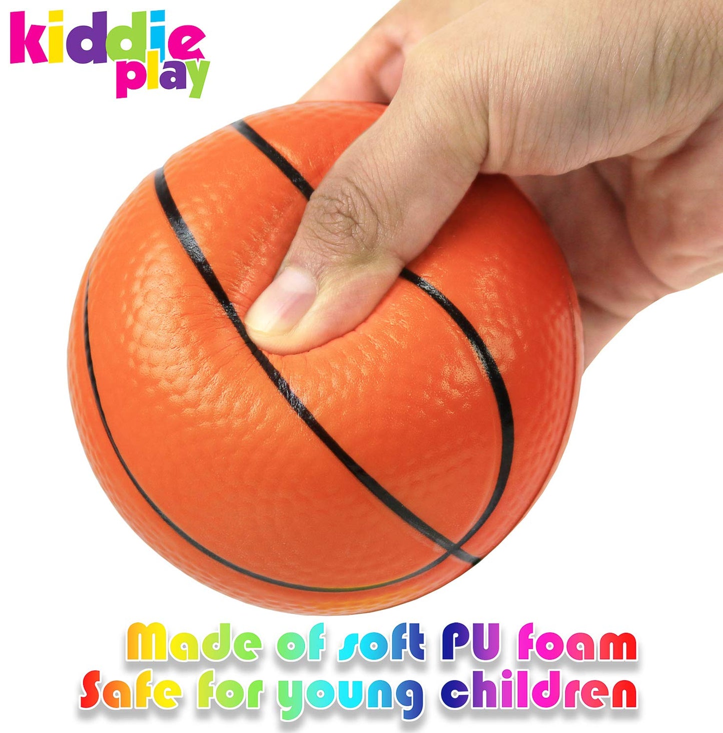 Kiddie Play Set of 4 Balls for Toddlers 4 Soft Soccer Ball for Kids