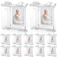 12 Set My 1st Birthday Party Favors Supplies First Birthday Photo Frame First Anniversary Decoration with Clear Plastic Crystal 