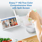 Vtech Advanced Hq Max Twin 7' Digital Video 2-Cameras Baby Monitor With Pan Tilt Zoom, Long Battery Life 5000Mah, Ips Screen, A