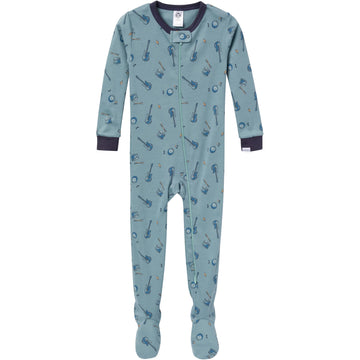 Gerber Baby-Boys 2-Pack Footed Pajamas, Guitars, 6-9 Months