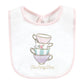Hudson Baby Unisex Baby Cotton Bibs, Tea Party, One Size
