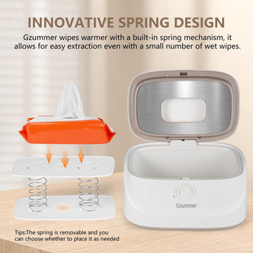 Baby Wipe Warmer, Wipe Warmer And Baby Wet Wipes Dispenser, 3 Temperature Control Large Capacity Wipes Warmer For Babies With Ni