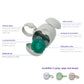 Ubbi On The Go Dual Pacifier Holder, Keeps Babys Binkies Clean And Accessible, Includes Silicone Strap, Gray