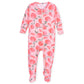 Gerber Unisex Baby Toddler Buttery Soft Snug Fit Footed Pajamas With Viscose Made From Eucalyptus, Just Peachy, 3T