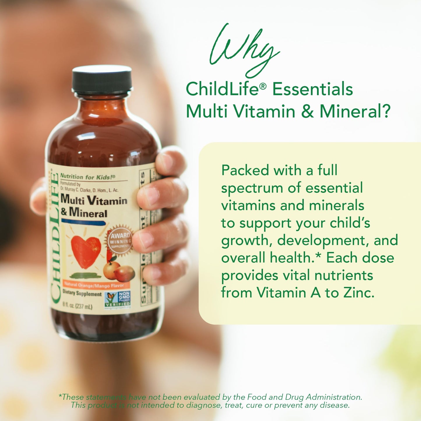 Childlife Essentials Kids Multivitamin & Mineral - Kids Vitamins, Liquid Multivitamin For Kids, Toddler Multivitamins, Liquid Vi