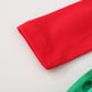 Toddler Girl Christmas Tulle Dress Long Sleeve Cotton Casual Red Green Xmas Party Tunic Shirt Dresses 2T