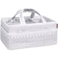 Trend Lab Mountain Baby Storage Caddy For Diaper Changing And Organizer For Newborn Essentials, 12 in x 6 in x 8 in