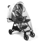 Mkobon Clear Stroller Rain Cover, Universal Stroller Cover Breathable, Foldable Travel Weather Shield, Waterproof Windproof Baby