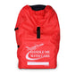 Hewjog Car Seat Travel Bag for Airplane, Carseat Cover for Air Travel for Infant Carriers Booster Convertible, Red