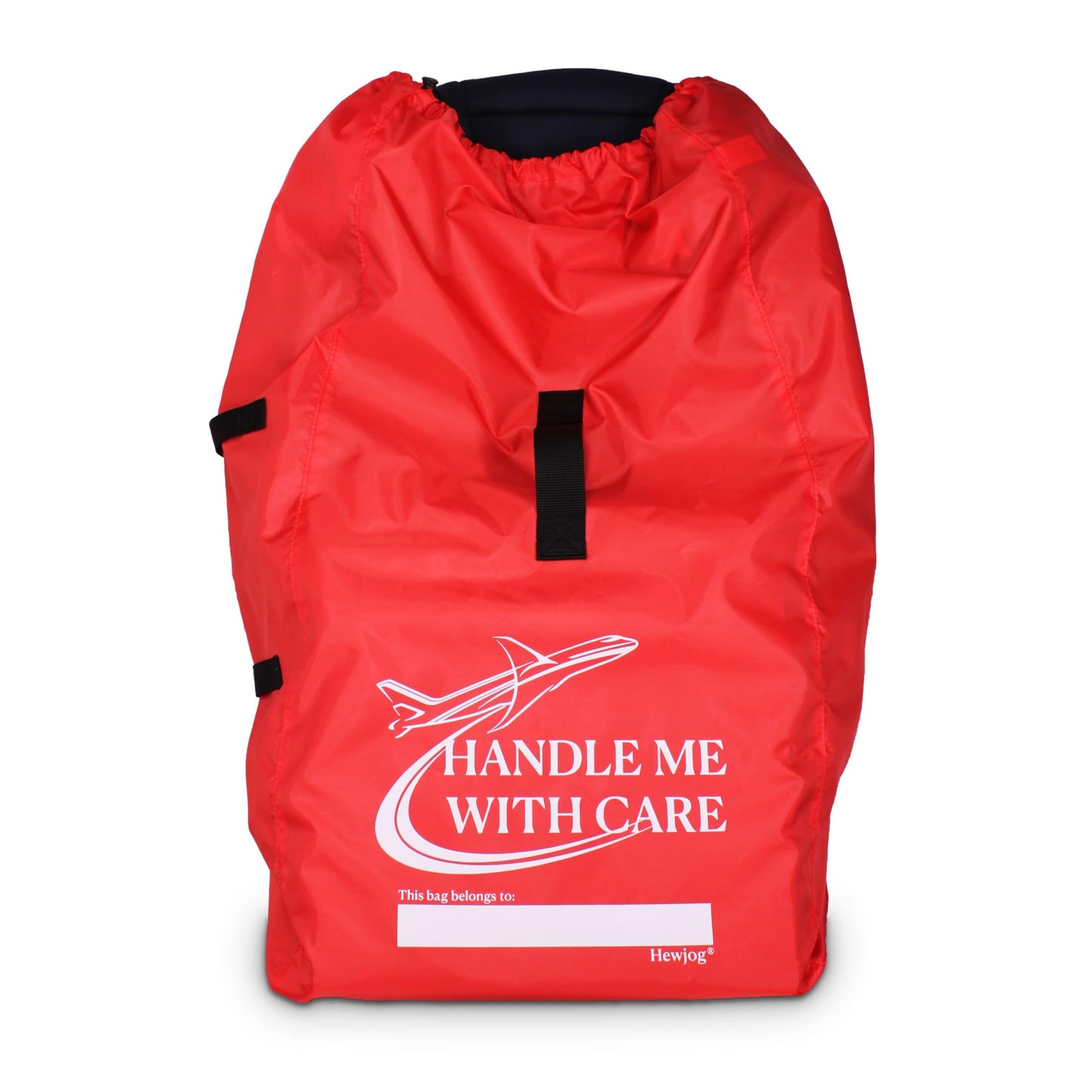 Hewjog Car Seat Travel Bag for Airplane, Carseat Cover for Air Travel for Infant Carriers Booster Convertible, Red