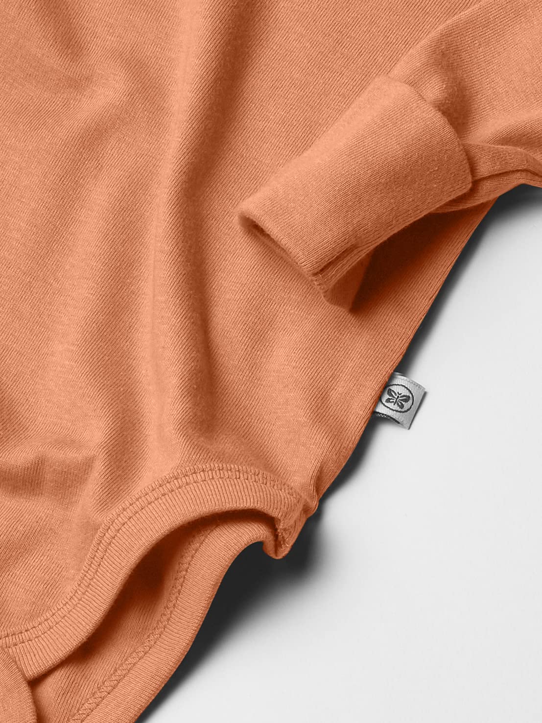 Honestbaby 5-Pack Organic Cotton Long Sleeve Bodysuits, Pink Sands, 24 Months