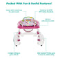 Dream On Me Go-Getter 3-In-1 Activity Baby Walker And Walk Behind Walker, Adjustable Seat Height, Comfortable Padded Seat, Easy