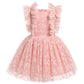 Toddler Wedding Dress, Baby Girl Dress, Dress For Baby Girl, Toddler Birthday Dress Infant Ruffled Embroidered Special Occasion