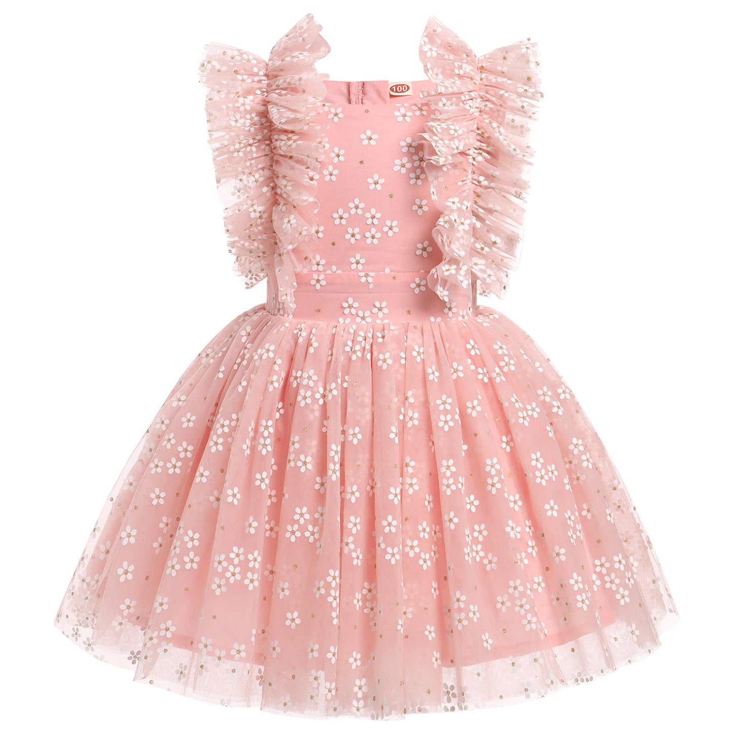Toddler Wedding Dress, Baby Girl Dress, Dress For Baby Girl, Toddler Birthday Dress Infant Ruffled Embroidered Special Occasion