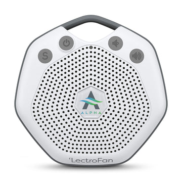 Adaptive Sound Technologies Lectrofan Alpha Portable Sleep Sound Machine With 7 Soothing Non-Looping Guaranteed Sounds With Fan,