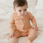 Vaenait Baby Toddler Boys Girls Solid Footie Pajama Cozy Modal Milkorange 6-9M