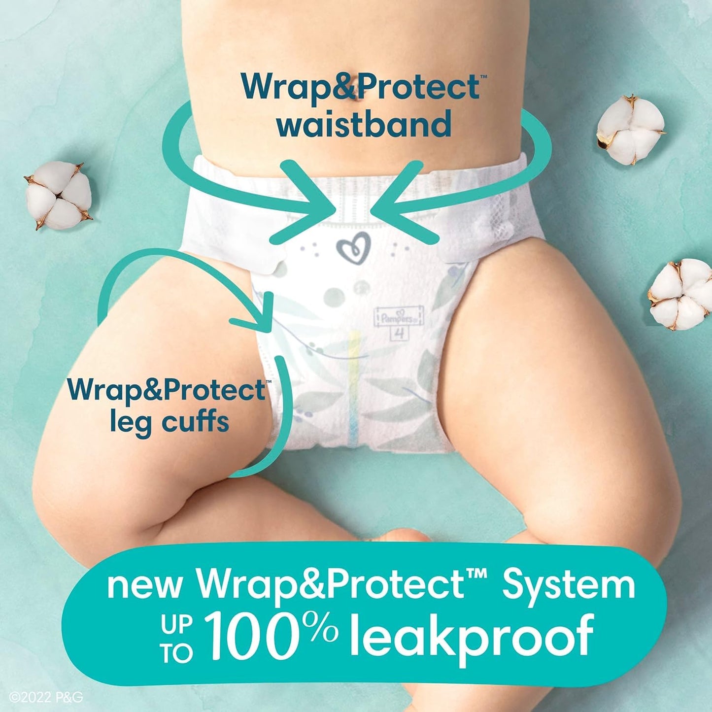 Pampers Pure Protection Diaper Size 4 22 Ct Old
