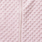 HALO Sleepsack Plush Dot Velboa Wearable Blanket, TOG 1.5, Pink, Small