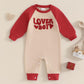 Demdzq Valentine'S Day Baby Boy Outfits Nebworn Love Heart Romper Jumpsuits My First Valentine'S Day Baby Boy Outfits (Letter Ap
