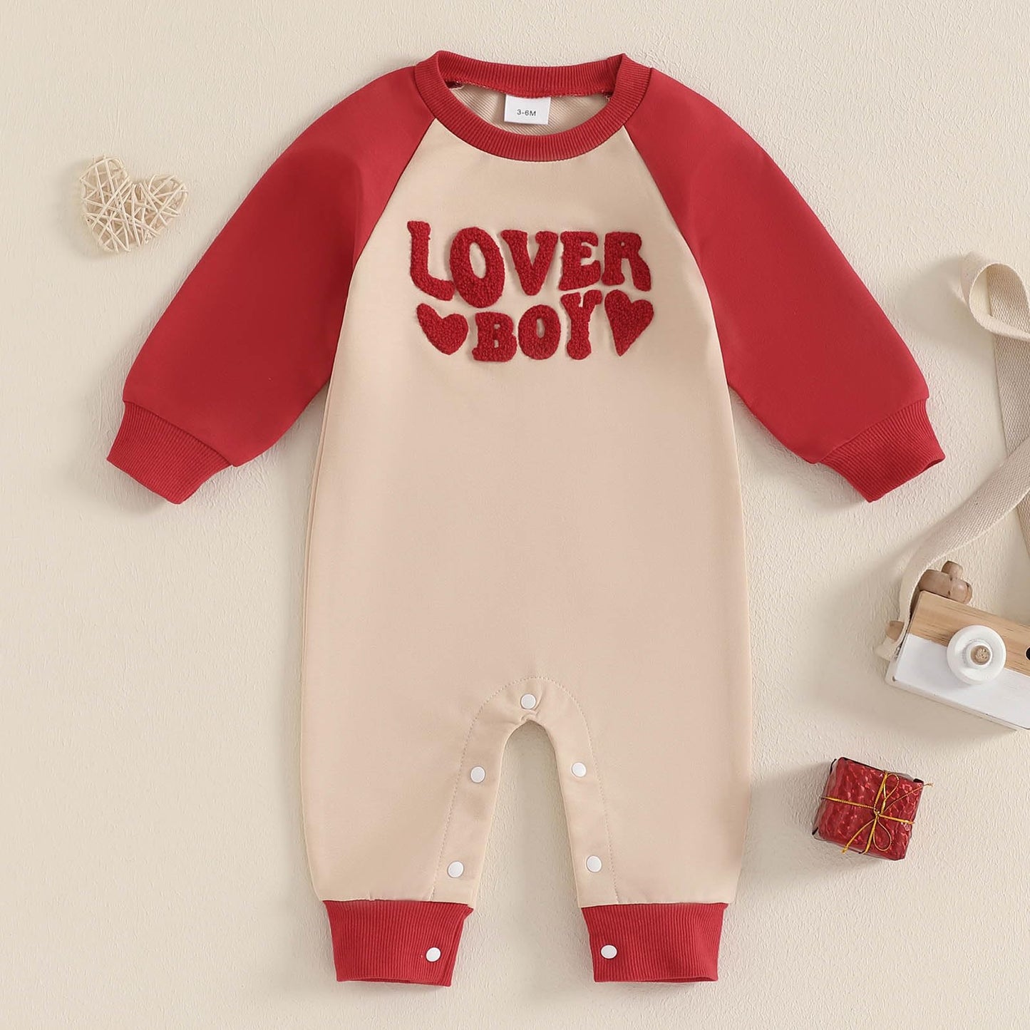 Demdzq Valentine'S Day Baby Boy Outfits Nebworn Love Heart Romper Jumpsuits My First Valentine'S Day Baby Boy Outfits (Letter Ap