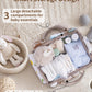 CEI-CEI Baby Diaper Caddy Organizer with Removable Dividers, Large Portable Nursery Storage Basket for Newborn Essentials, Chang