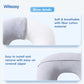 Witeasy Breastfeeding Pillows,Baby Nursing Pillow For Mon And Baby Boy And Girl-Tummy Time Pillow With Removable Cotton Cover-Si
