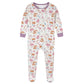 Gerber Baby Girl'S 2-Pack Footed Pajamas, Woodland Floral Purple, 0-3 Months
