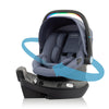Evenflo Revolve180 LiteMax NXT Rotational Infant Car Seat with SensorySoothe (Flint)