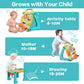 iPlay, iLearn 3 in 1 Baby Walker Sit to Stand Toys, Kids Activity Center, Toddlers Musical Fun Table, Lights and Sounds, Learnin