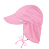 I Play Breathable Solid Flap Infant Baby Sun Protection & Swim Hat (Light Pink, 0-6 Months)