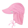 i play. by Green Sprouts Baby & Toddler Flap Sun Protection Hat, All-Day UPF 50+ Sun Protection for Head, Neck & Eyes, Light Pin