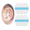 Saicheek 60-Pack Upgarde Silicon-Gel Material Easy To Take Off Baby Ear Covers With Cotton Ball,Baby Shower Cap Ear Protection F